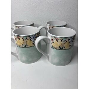 Corelle Coordinates Watercolors Stoneware Mugs Set Of 4